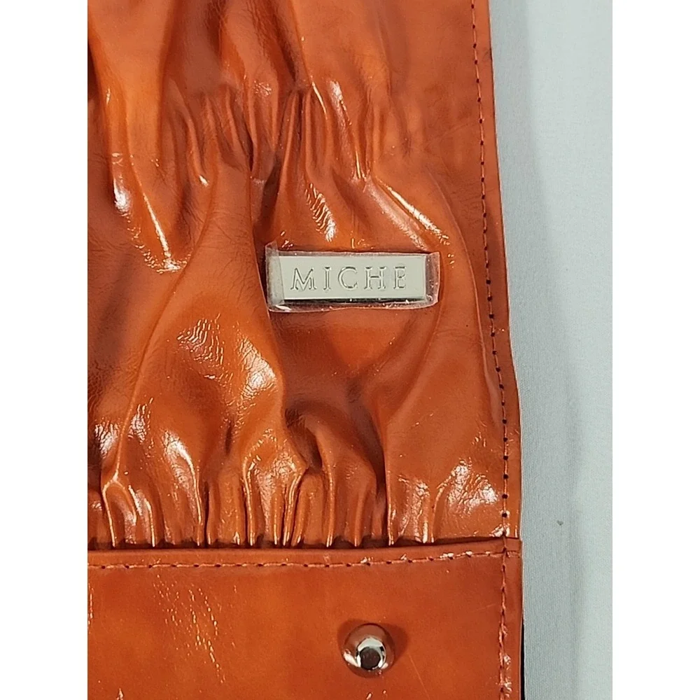 Miche‎ Classic Purse Shells Burnt Orange Sheila & Silver and Black Croc Cori